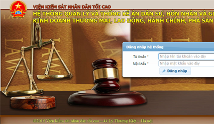 Nâng cao tính ứng dụng phần mềm Quản lý và thống kê án dân sự, hôn nhân...